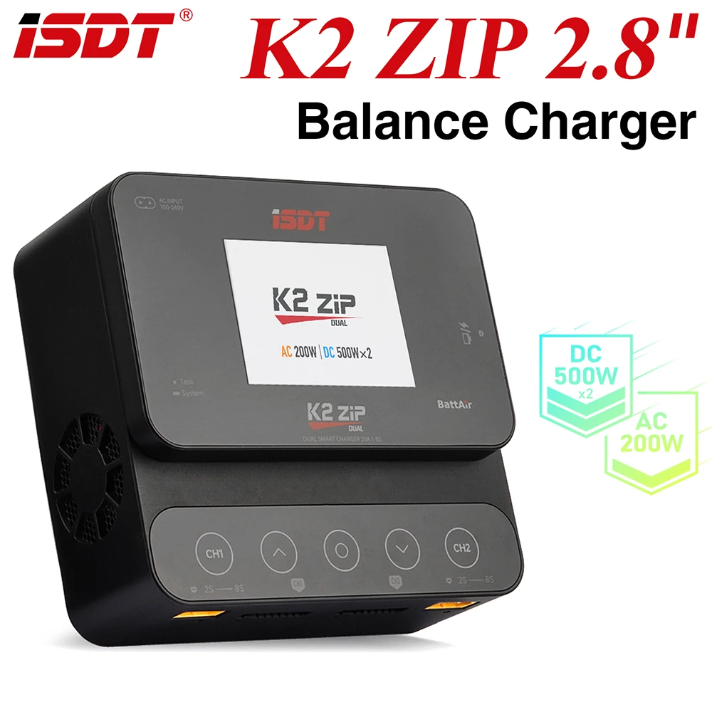 ISDT K2 ZIP двухрежимное зарядное устройство