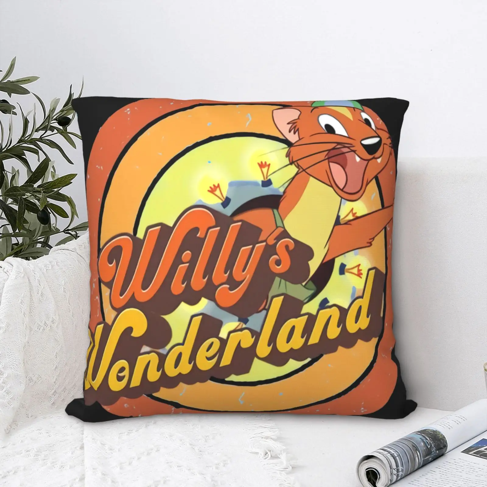Willys страна чудес идея для фанасветильник светлая подушка чехол аниме детская