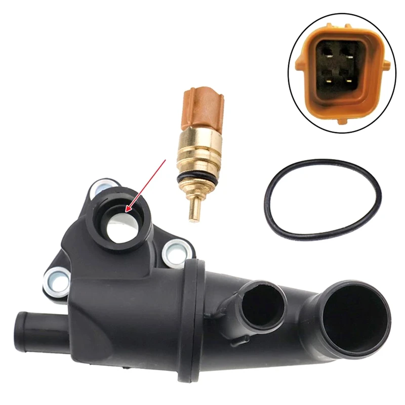 Корпус термостата выходная труба для воды 25611-02801 HYUNDAI Getz 2002-2011 EON KIA PICANTO 2004-2011 I10