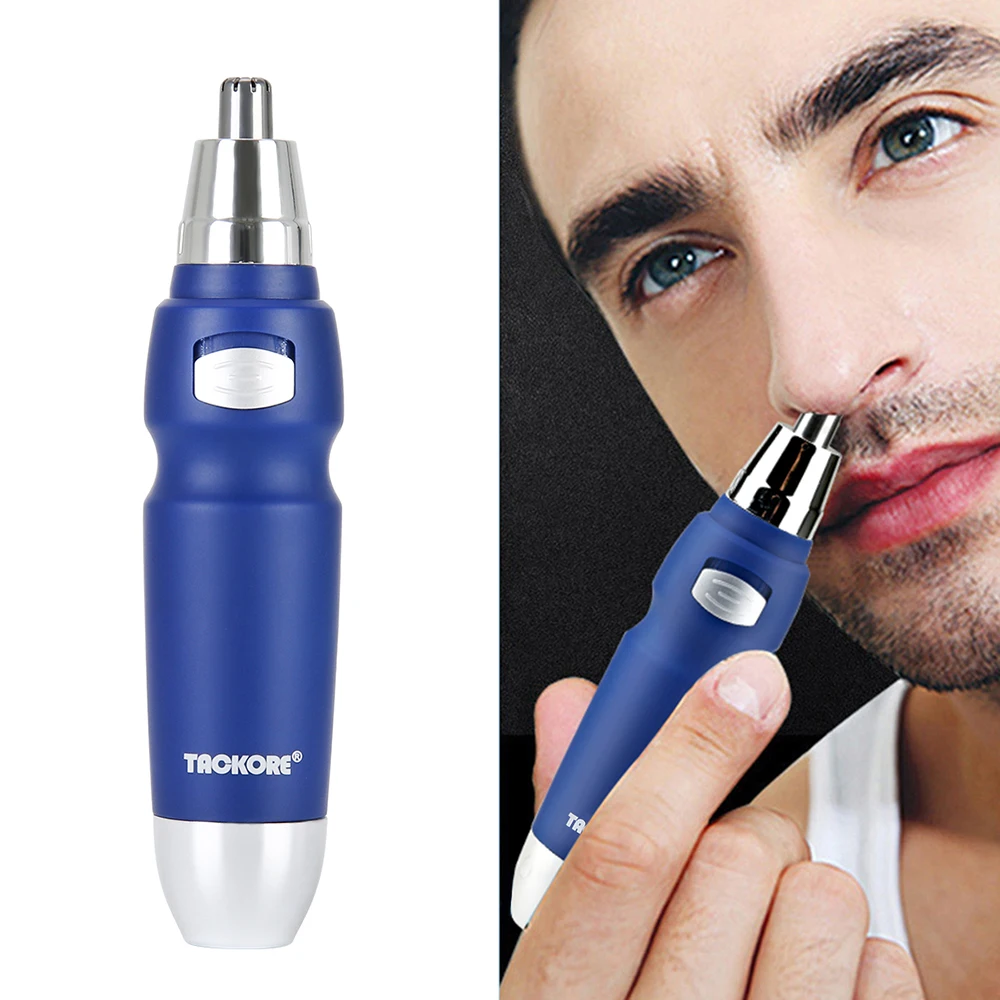Nose Hair Trimmer Nose Shaving Scissors Nose Shaving Nasal Knife Shaver Nose Ear Trimmer Safety Face Care For Men Electric