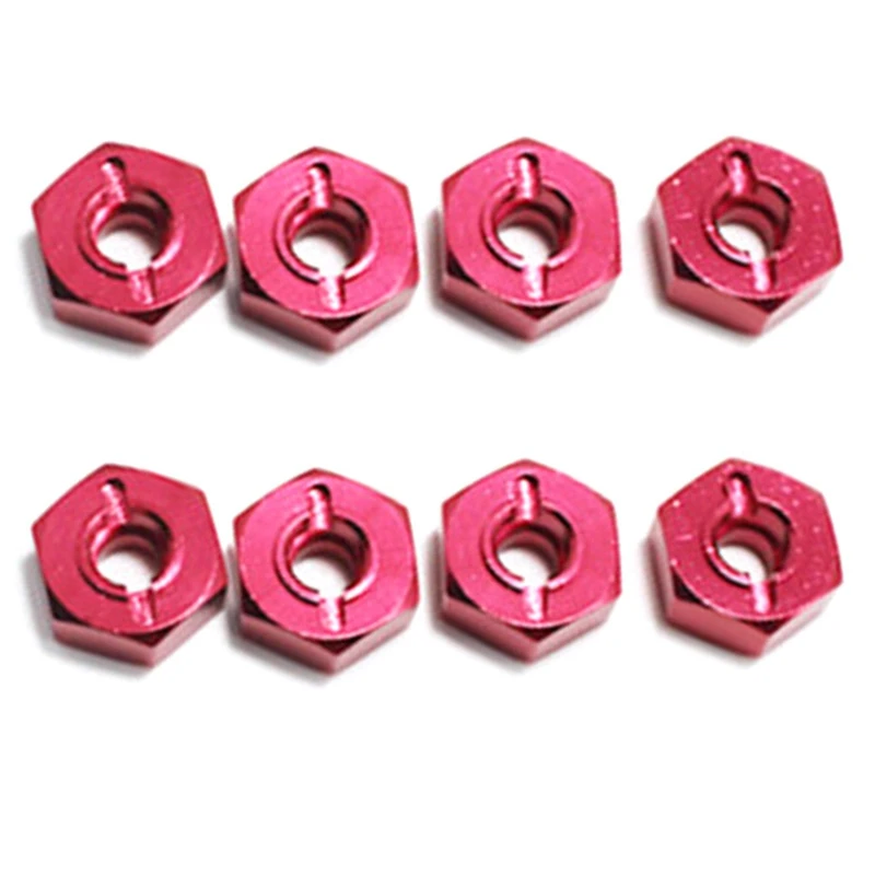 

8X For Wltoys 144001 1/14 RC Car Spare Parts Metal Combiner,Red