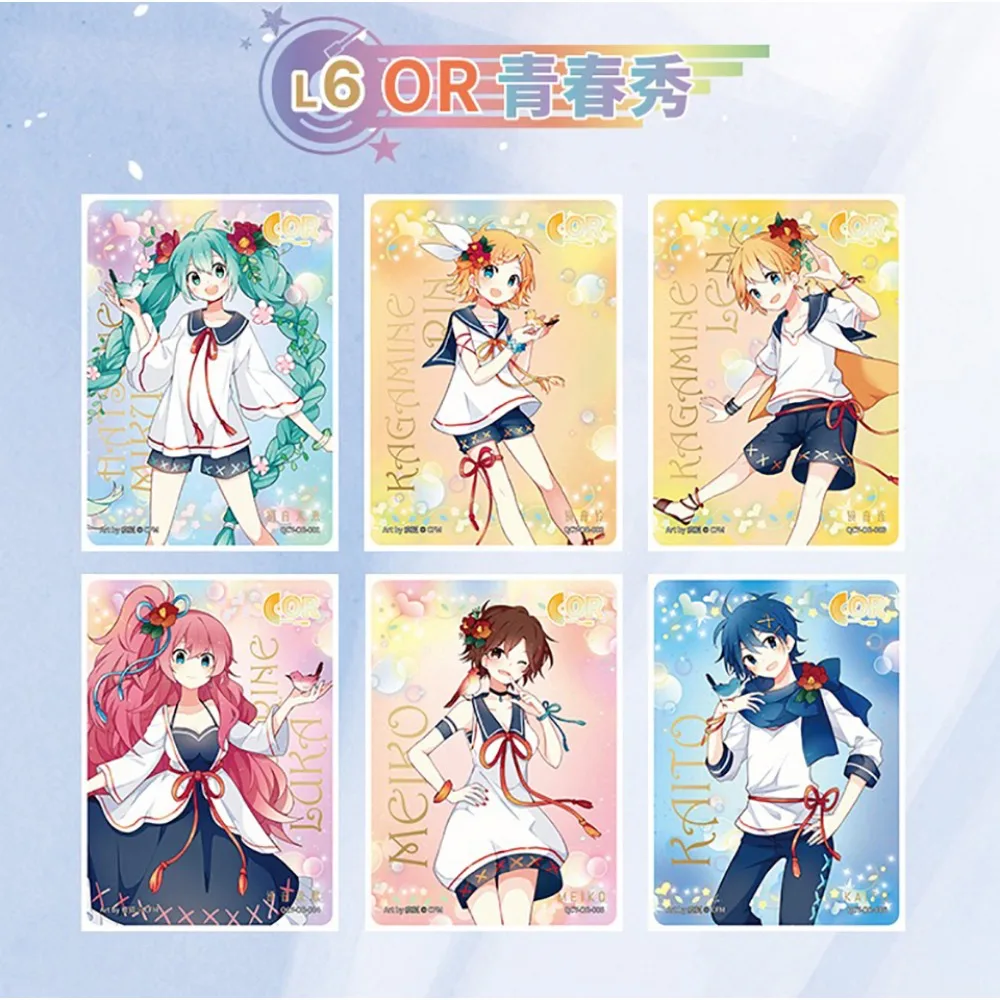 Оригинальная карта Kayou Hatsune Miku для детей японский популярный редкий виртуальный