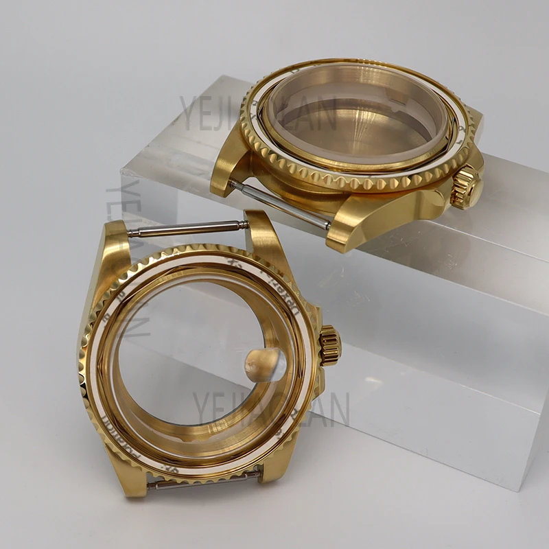 40mm Watch Cases Submariner Parts 316L Stainless Steel Sapphire Crystal Glass For Seiko nh34 nh35 nh36 nh38 Movement 28.5mm Dial