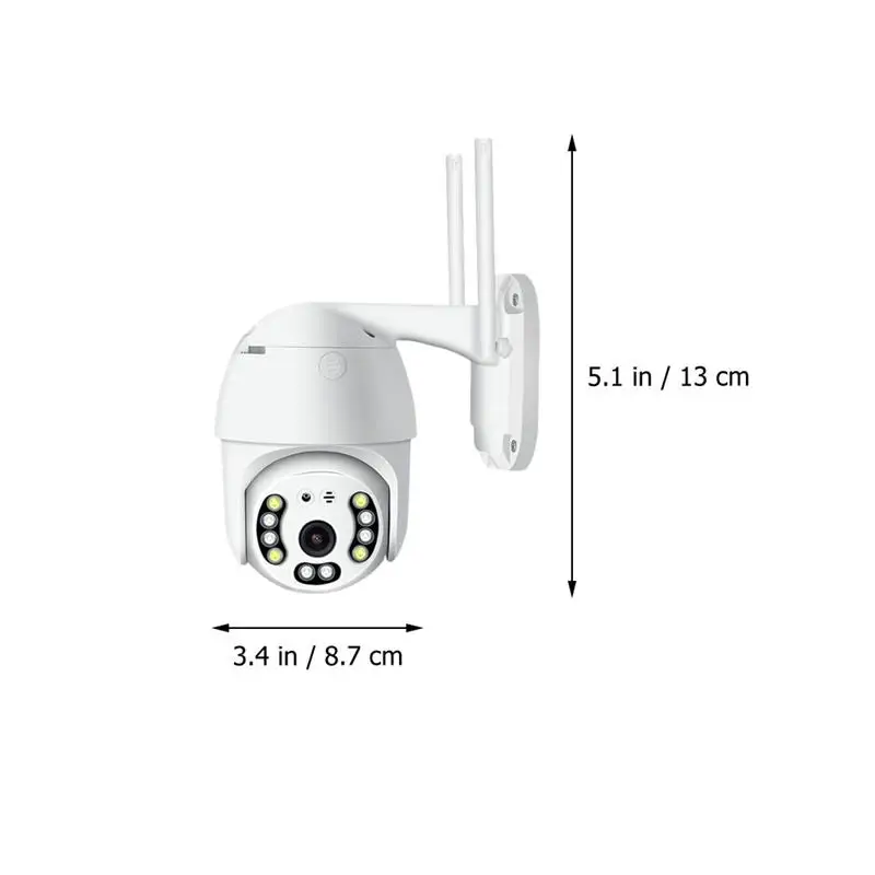 

Network Wifi Wireless Camera Waterproof 1080P High Definition Camera (EU Plug)