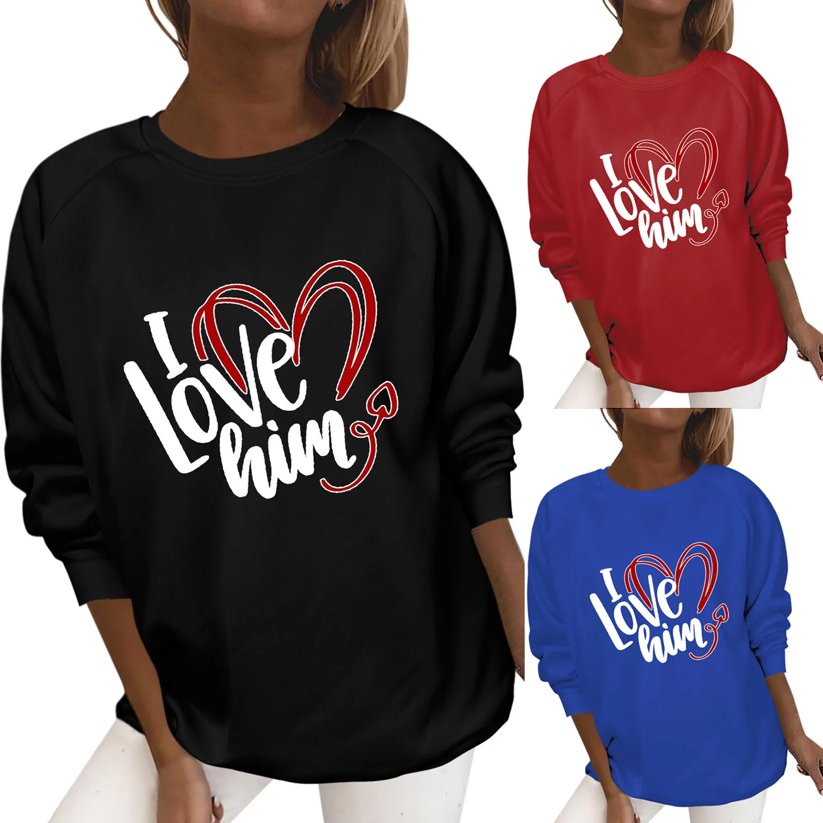 

Fleece Lined Running Hoodie Women 2023 Pullover Sweatshirt For Women New Year Print Sweatshirt Long Women Christmas Sweatshirt