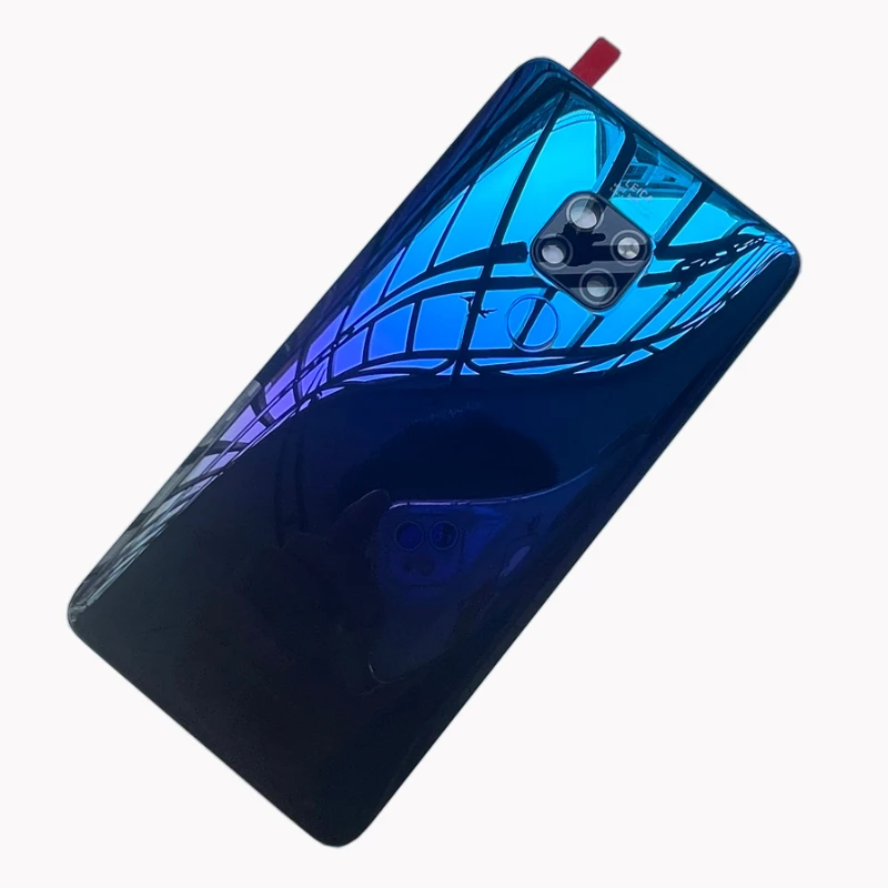 Стеклянная задняя крышка для Huawei Mate 20 Крышка корпуса аккумулятора дверь с