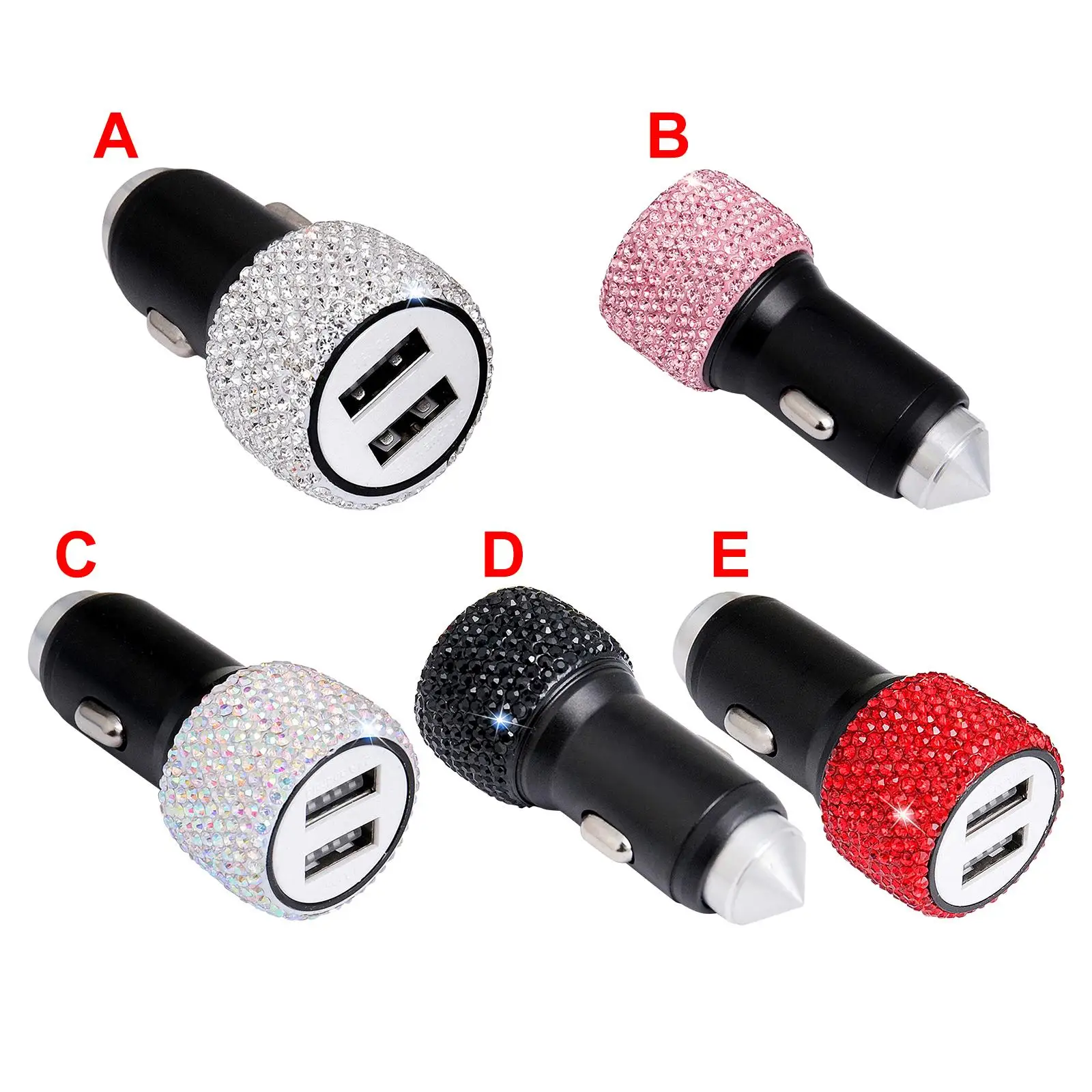 Автомобильное зарядное устройство USB для Galaxy Note 9 8 S21/S20/S10/S9/S8/S7