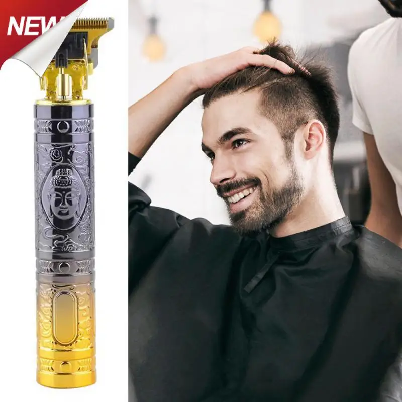 

Машинка для стрижки волос, машинка для стрижки волос, триммер для бороды, перезаряжаемая через USB Бритва для бороды, профессиональный электрический триммер для волос для мужчин, Парикмахерская