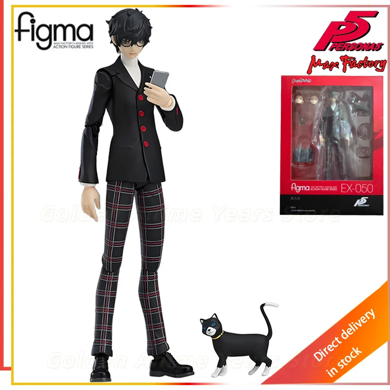Фото В наличии: Коллекционная подвижная фигурка Max Factory Figma Persona5 Окумура Хару Акечи Горо, подарок и предмет коллекционирования №3