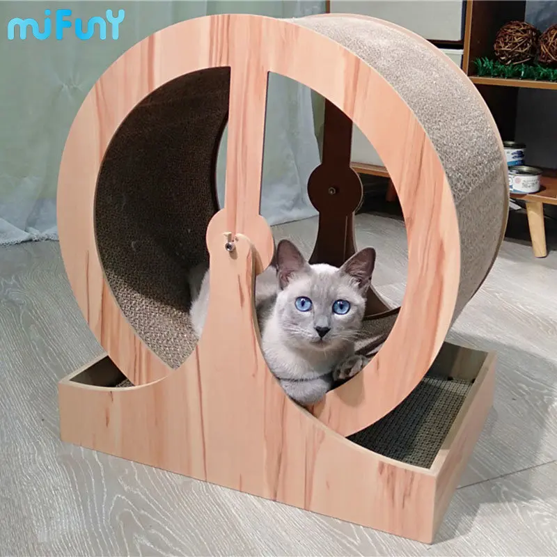 

MiFuny Cats Climbing Tunnel Exercise Wheel for Cat Interactive Toys Track Treadmill Scratching Games Park Kittens Goods Pet Toys
