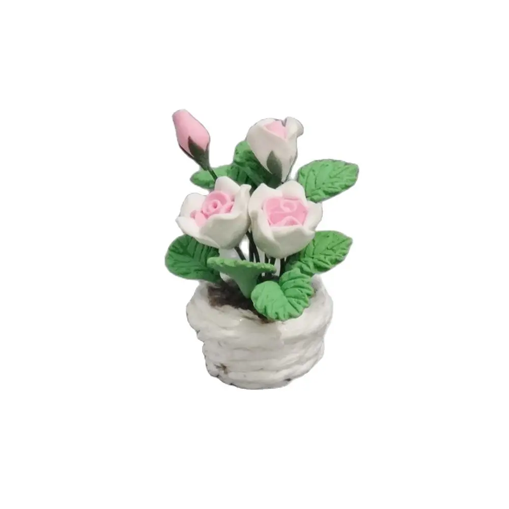 

Miniatures 1/12 Scale Miniature Flower Plant For DIY Miniature Garden Building Kit Decoration Accessories