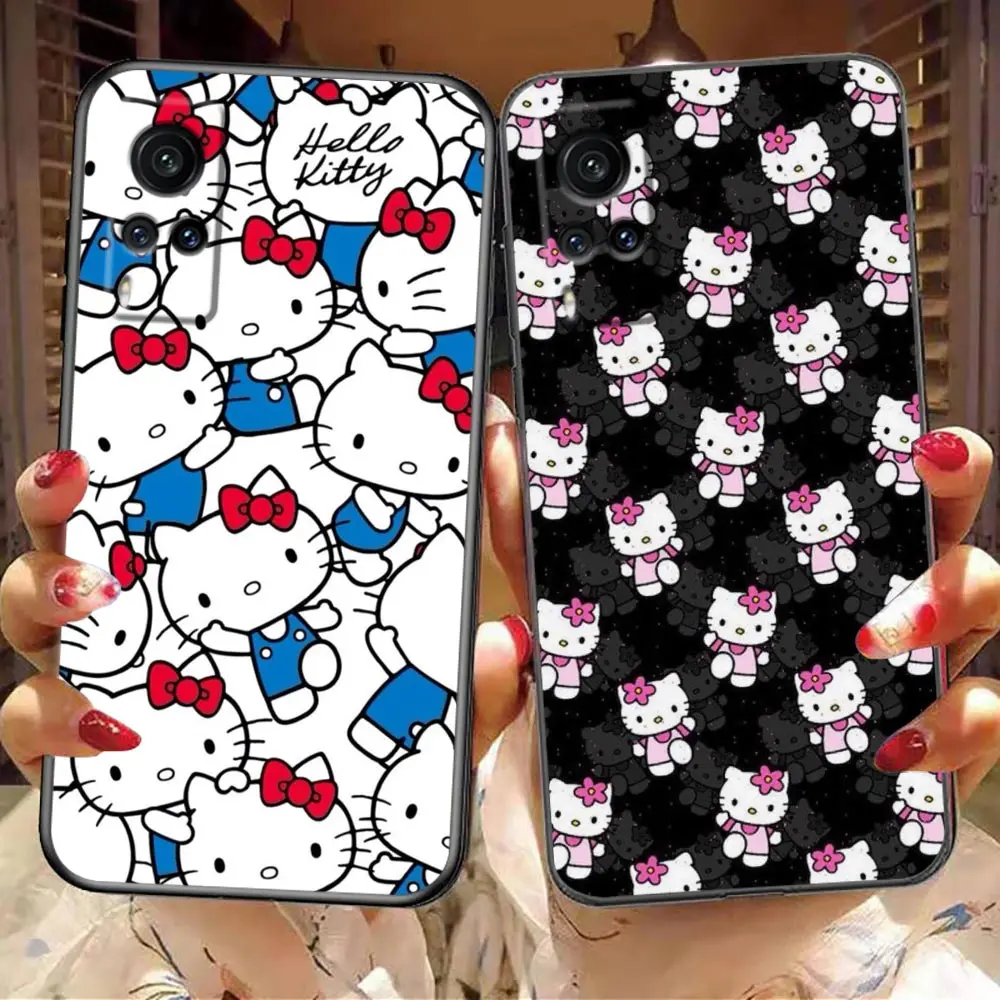 

Coque Capa Funda Case For VIVO X20 X21 X23 X27 X50 X60 X70 X7 X9 V11 V15 V17 V19 V20 V21 V23 Pro Plus 5G Case Hello Kitty Anime