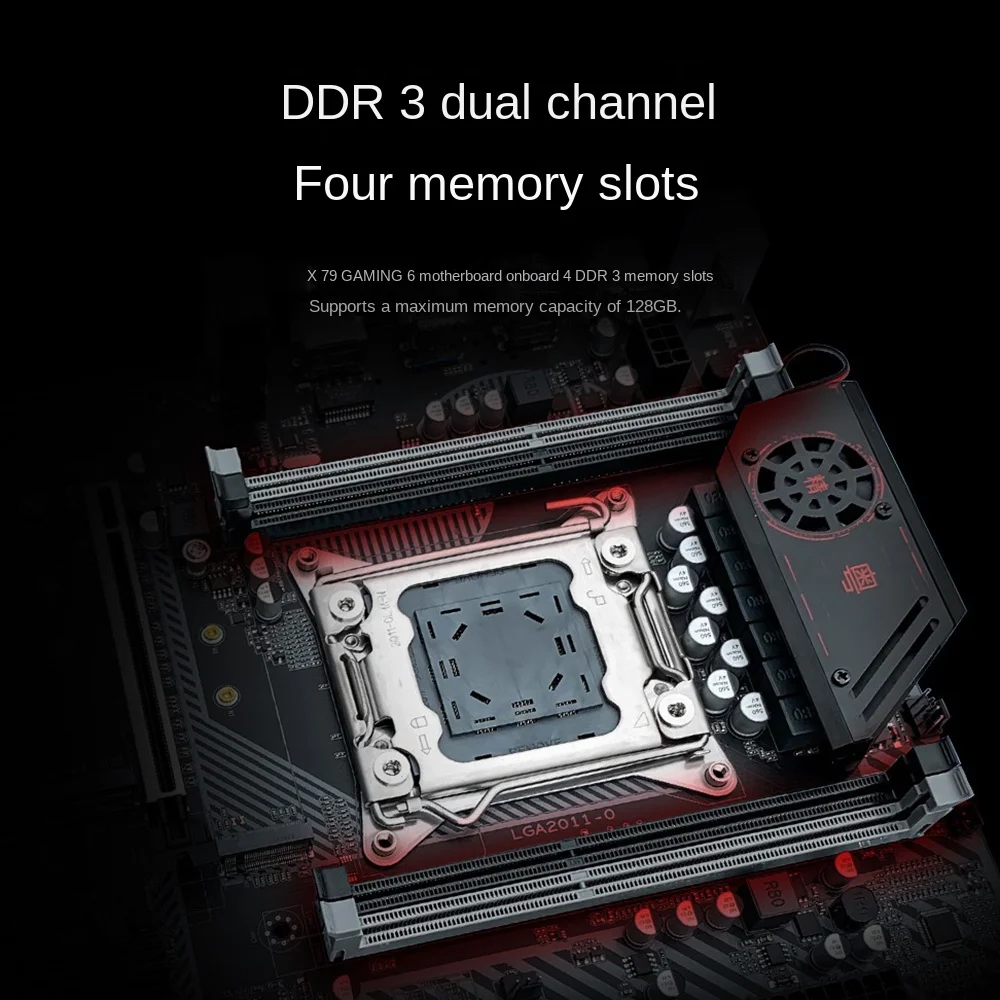 

JGINYUE X79 GAMING6 Computer Gaming Motherboard ATX LGA2011 4XDDR3 Dual Channel Memory Socket M.2 NVME SATA USB3.0 Motherboard