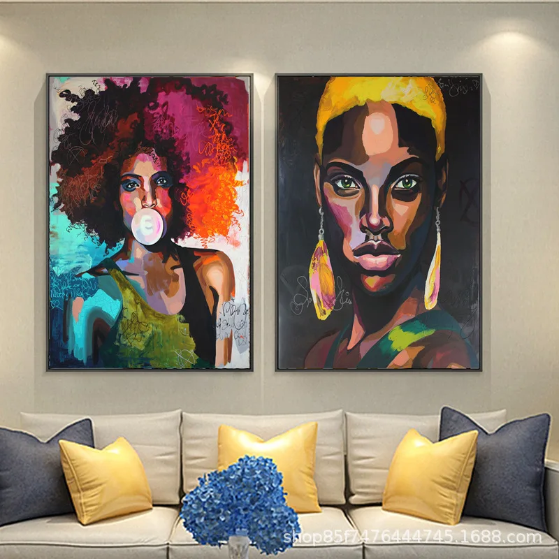 

Canvas Printings Portrait Unframed Classical Feminist Poster Wall Paintings Vintage Decor Living Room Decoration