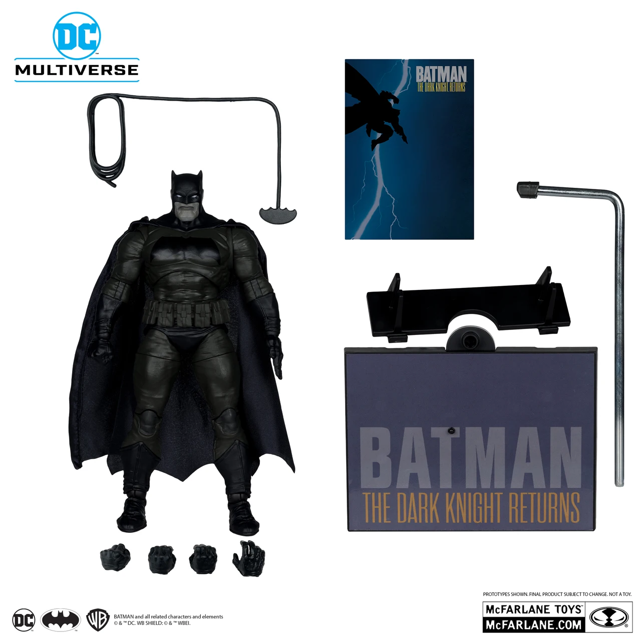 Оригинальная фигурка Mcfarlane Toys Batman (The Dark Knight Returns) с золотой этикеткой кукла на