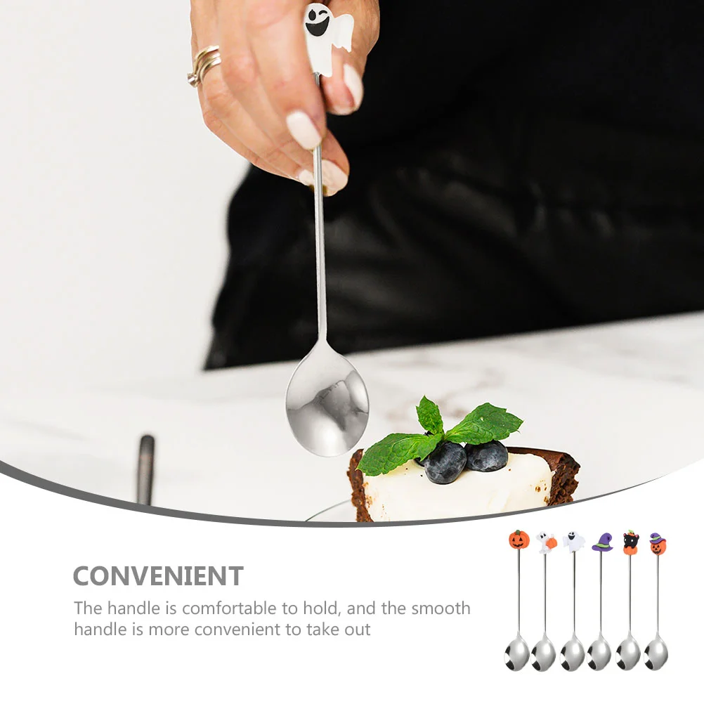 6 шт. многофункциональная ложка для ужина из нержавеющей стали столовое серебро
