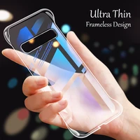 ultra thin frameless clear phone case for samsung galaxy s21 s20 fe s10 s9 plus note 20 ultra 10 plus slim cover case
