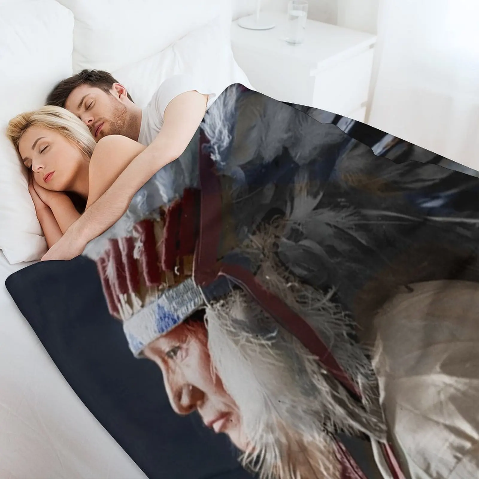 Вихревой лошадь. Локота (Sioux). Одеяло из фланелевой ткани большие одеяла на заказ