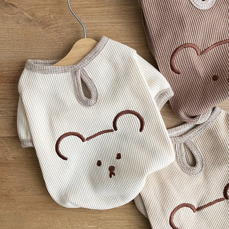 

Cute Pet Summer Thin Dog Clothes Bear Clothes Skirt Puppy Teddy Pomeranian Bichon Yorkshire Small Dogs Puppies Cat Dogs T-shirt