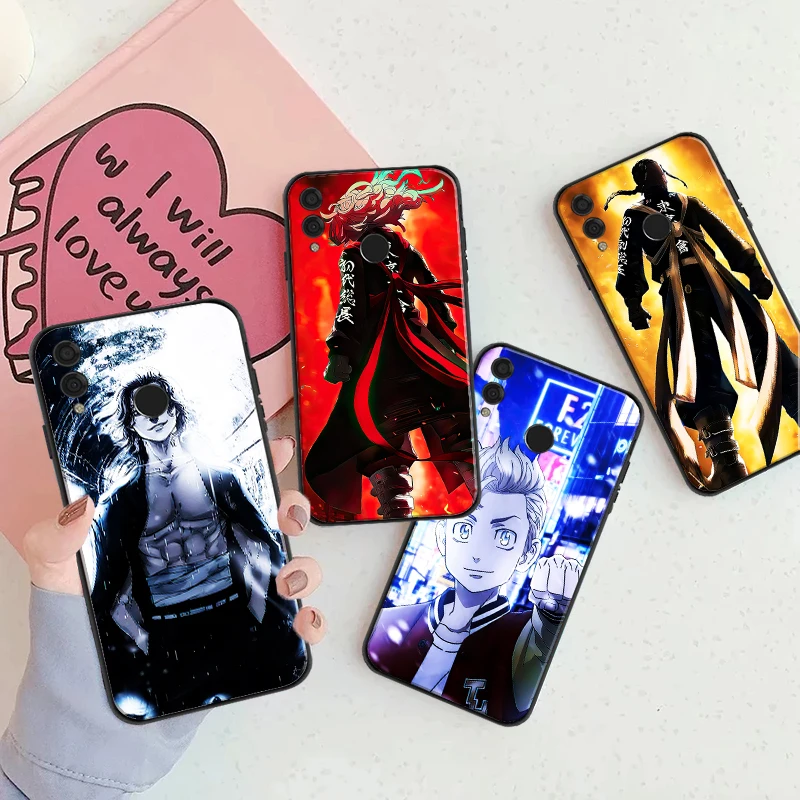 

Japanese Anime Tokyo Revengers Phone Case For Huawei Honor 7X 8X 8C 9 V9 9X 10 V10 10i V20 20i 30 Pro Soft silicone Cover Fundas
