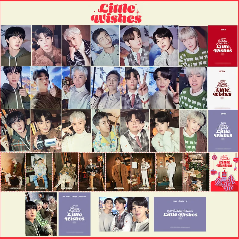 

Kpop оптовая продажа Bangtan Boys карточка новый альбом маленькие пожелания открытка новый альбом ЛОМО карточка фотопечать карточки постер картин...