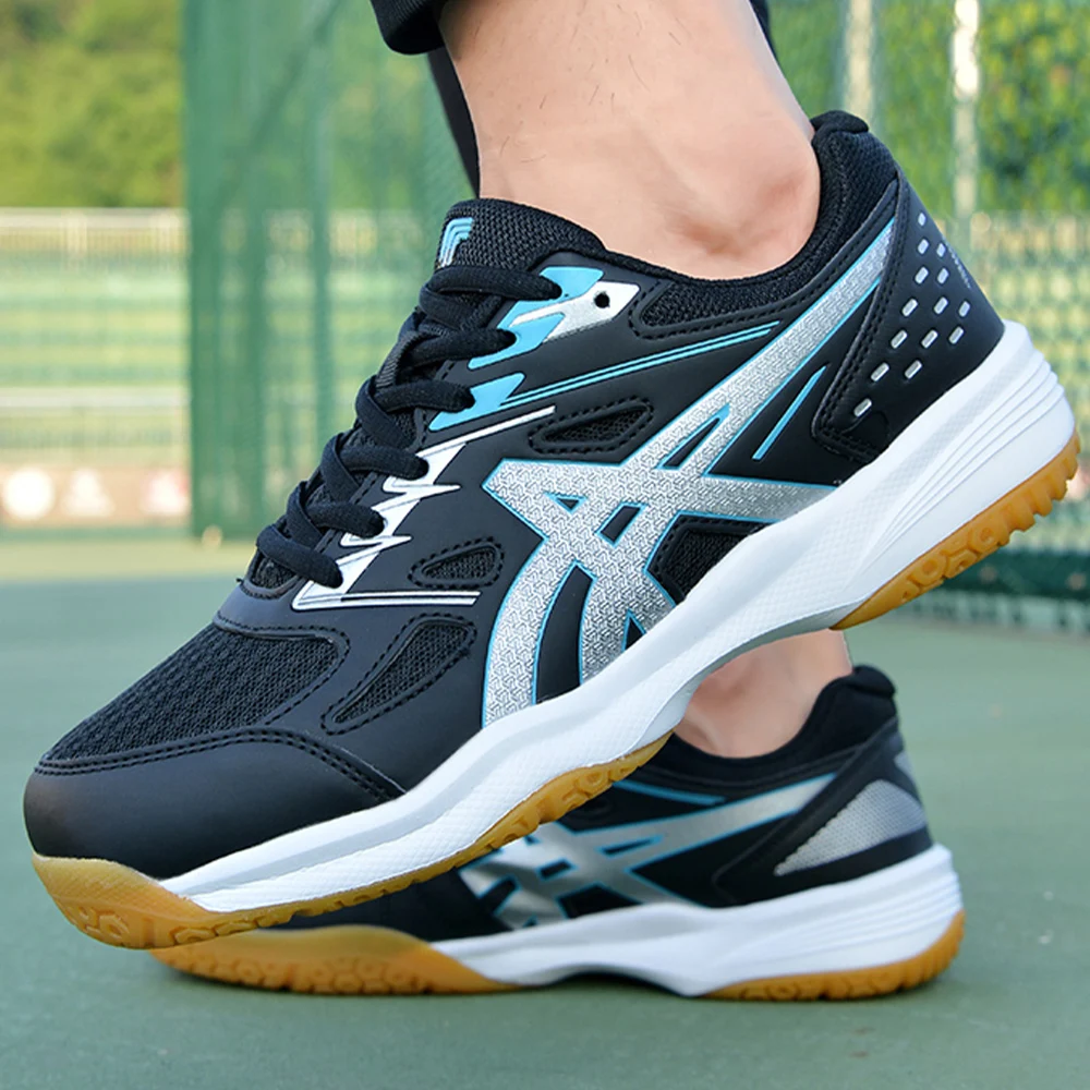 Men Sport Badminton Shoes Comfortable Athletic Mesh Couple Shoes Lace Up Breathable Women Training Footwear Free Shipping