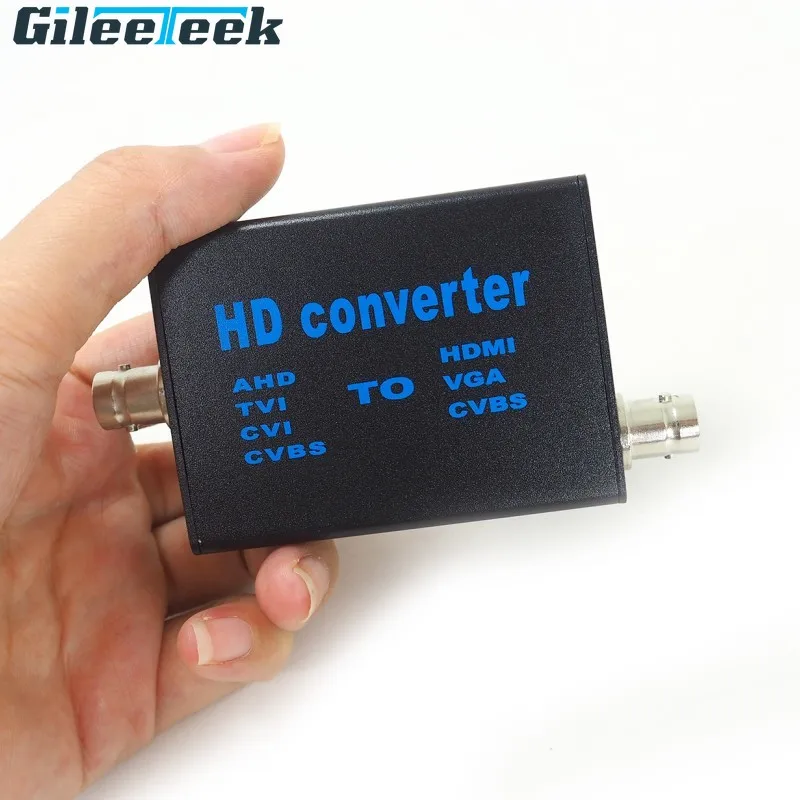 AHD To HDMI Signal Converter Vga Hdmi 720p 960p 1080p Ahd Tvi Cvi Cvbs 4-in-1 Video Support BNC Cable | Безопасность и защита