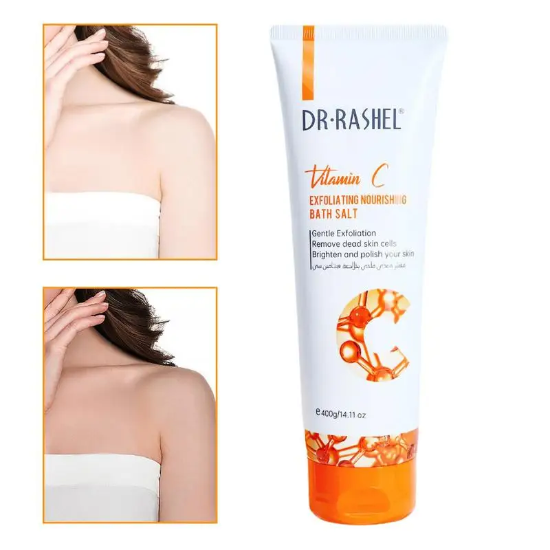 

Vitamin C Exfoliating Brightening Face Body Scrub Deep Cleansing Dead Skin Removal Cream Whitening Peeling Gel 400g