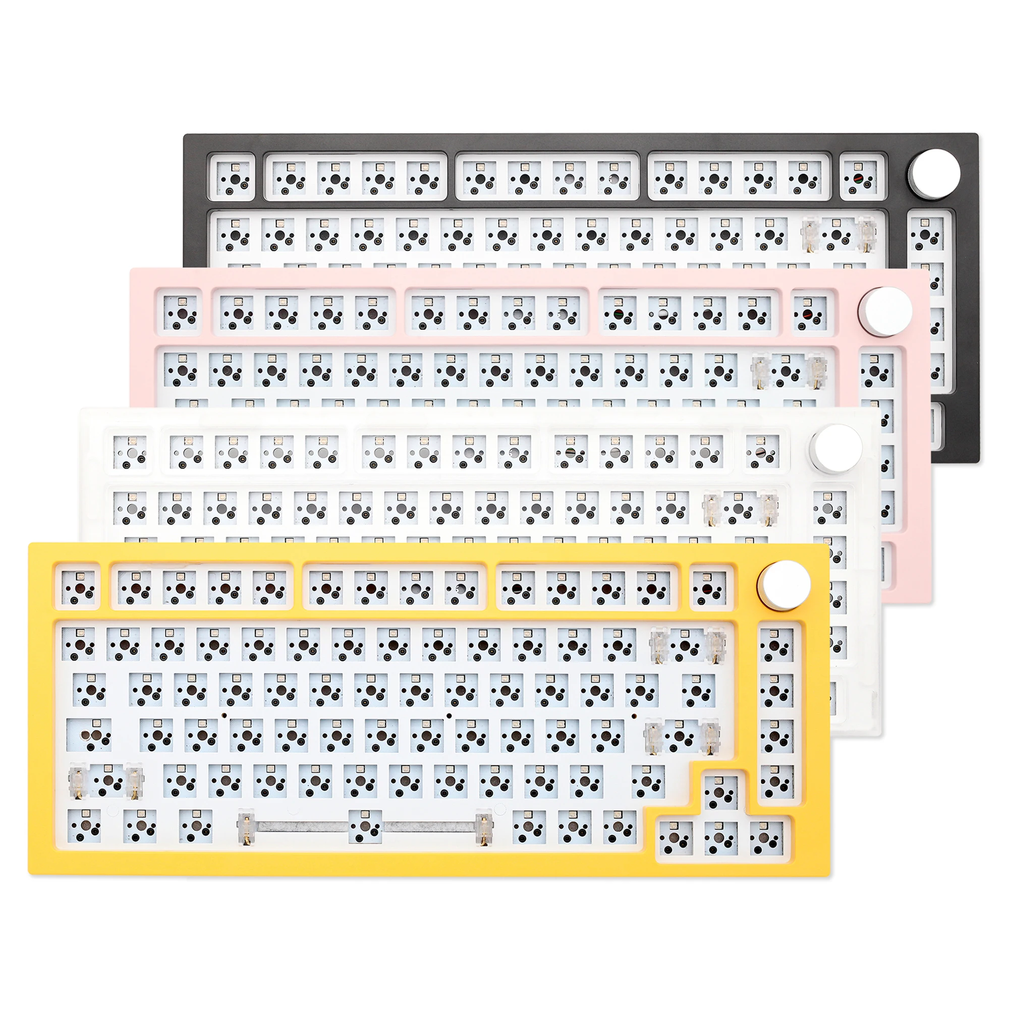 

NextTime X75 75% Gasket Mechanical Keyboard kit PCB Hot Swappable Switch Lighting effects RGB switch led type c Next Time 75