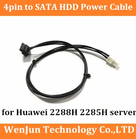 Кабель питания 4pin к SATA / 2SATA для Huawei 2288H V5 2285H V2, Серверная материнская плата, 4-контактный к серийному жёсткому диску SSD, шнур питания