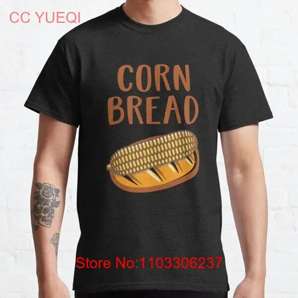 ЛУЧШИЕ ПРОДАЖИ Кукурузный хлеб Забавная классическая футболка с цитатами Cornbread