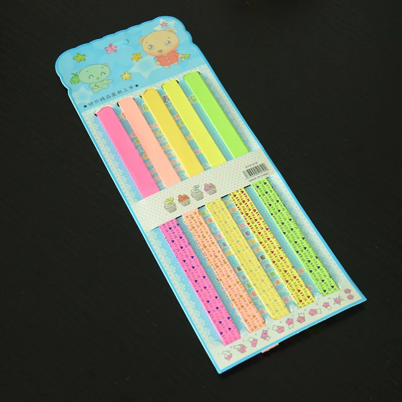 50 листов золотые флуоресцентные ленты для оригами складная бумага цветные