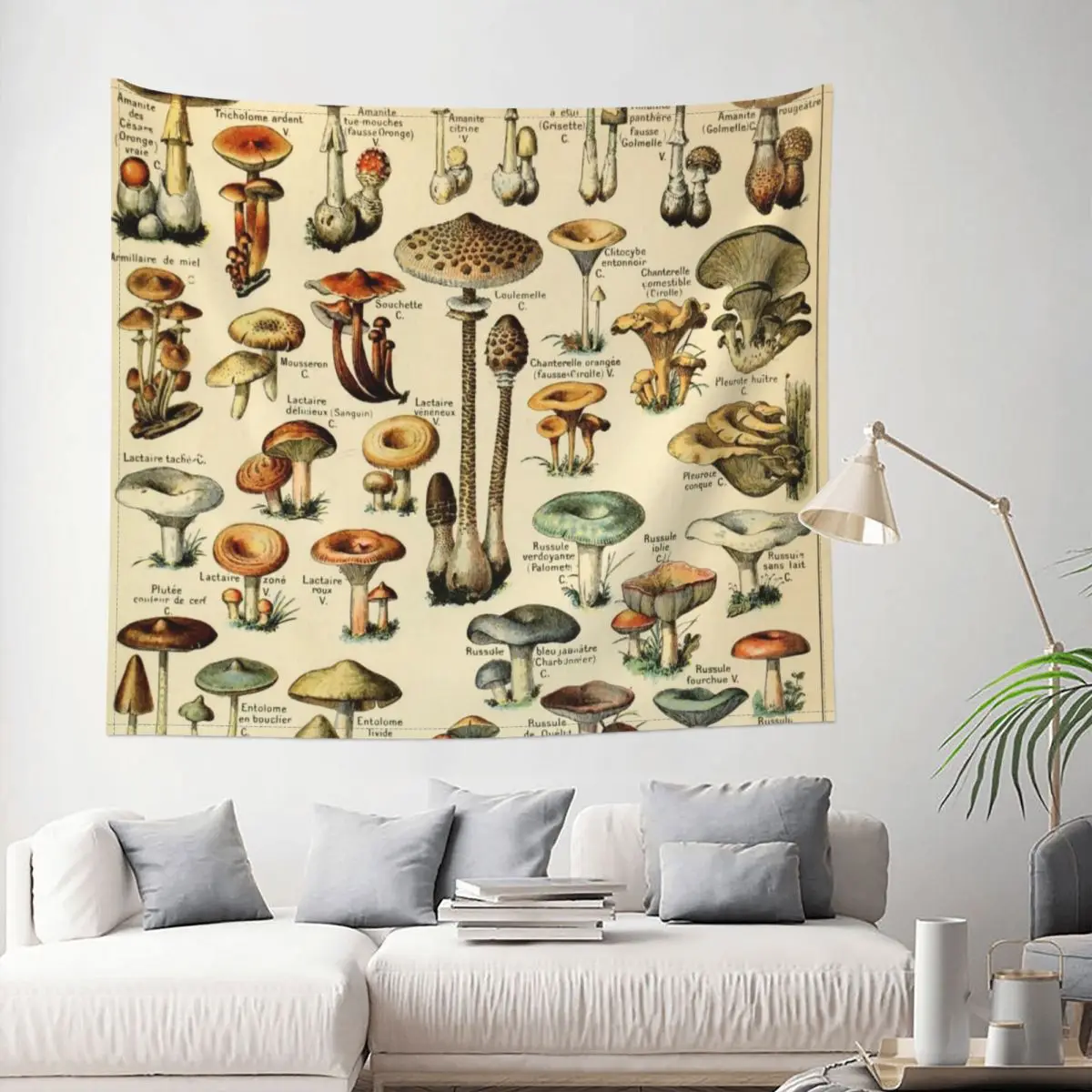

Mushrooms Tapestry Psychedelic Trippy Decoration Wall Room Home Decor Hanging Bedroom Kawaii Pattern Gift