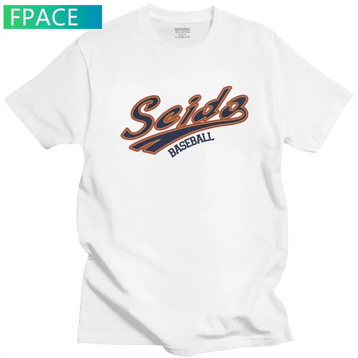 Urban Fashion Diamond No Ace T Shirts Men Pure Cotton Anime Baseball Sports Manga T-shirt Short Sleeve Seido High Scholl Tee