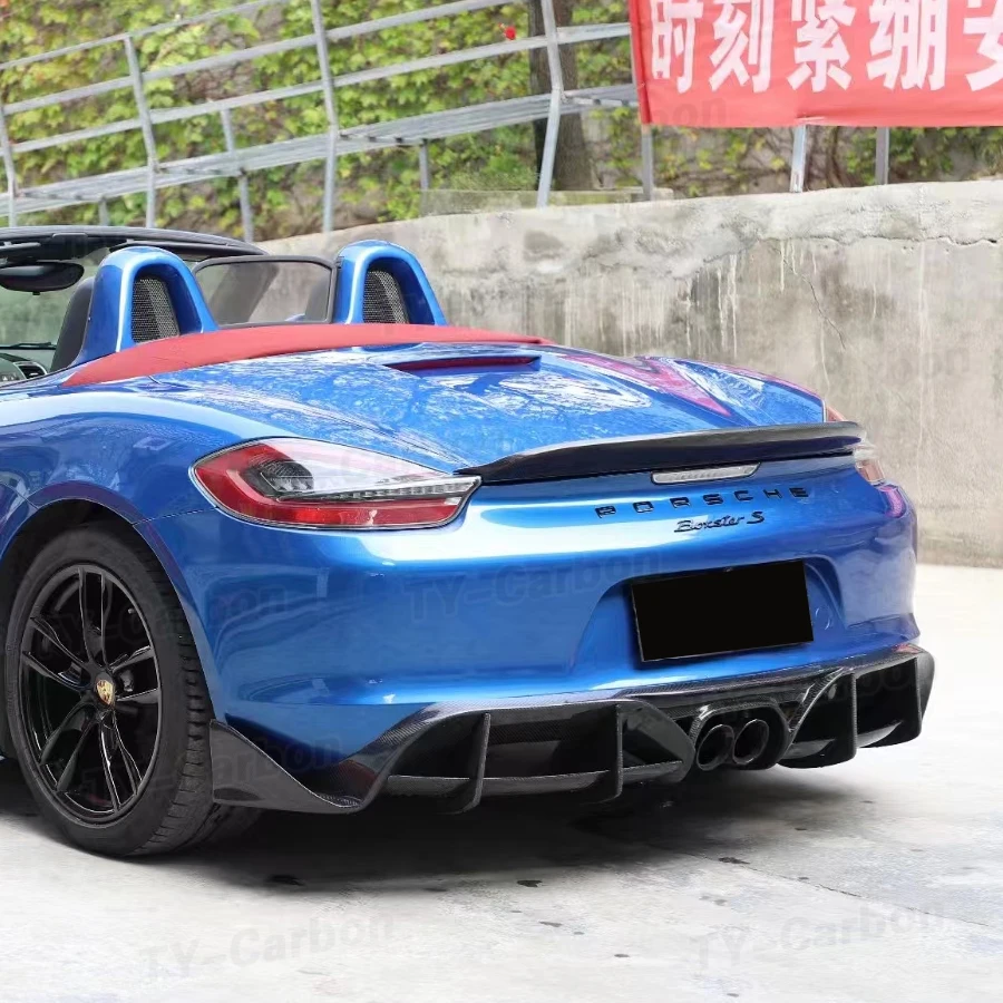 Задний спойлер из настоящего углеродного волокна на крышу багажника крыло