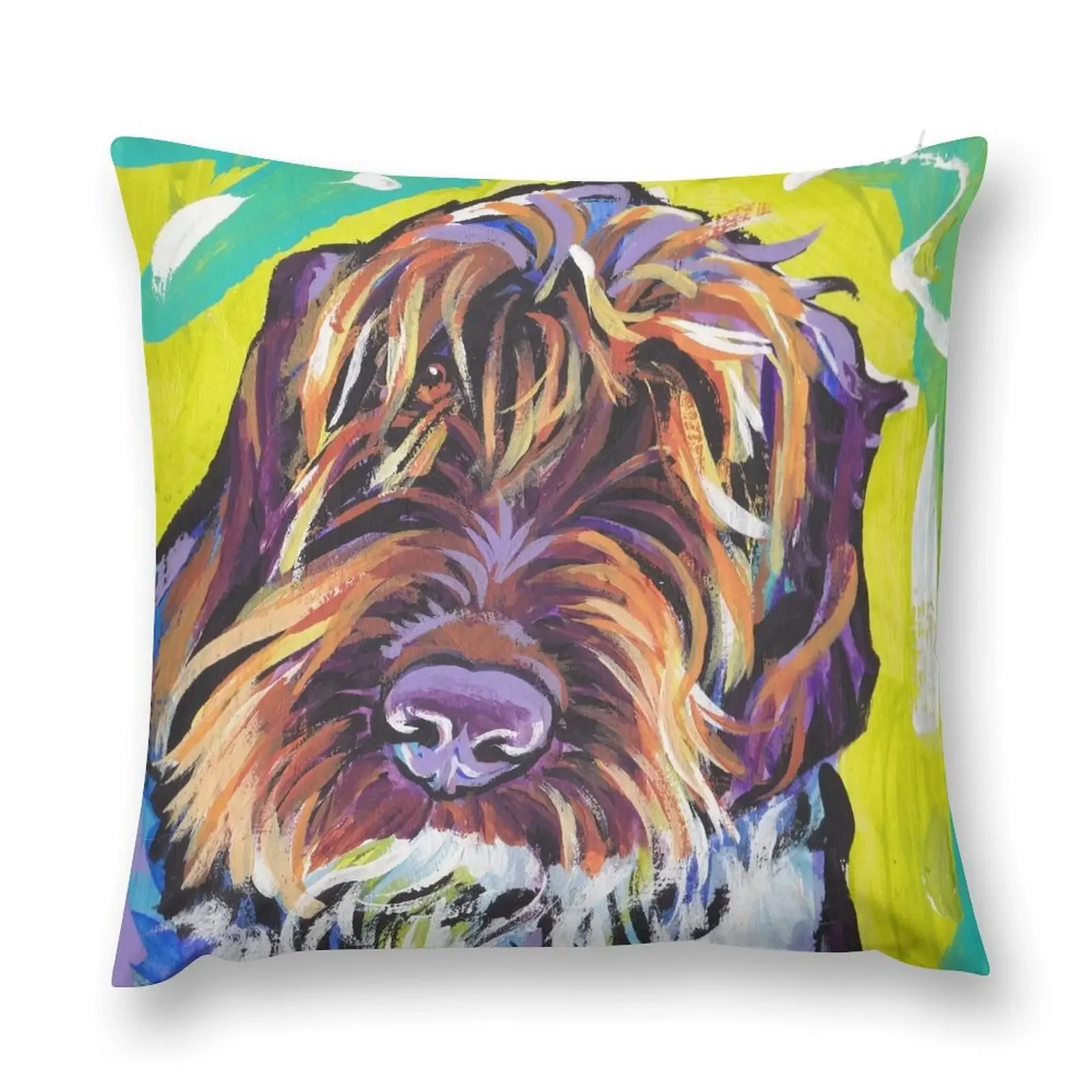 Spinone Italiano яркие красочные поп-собаки декоративная подушка декор для дома