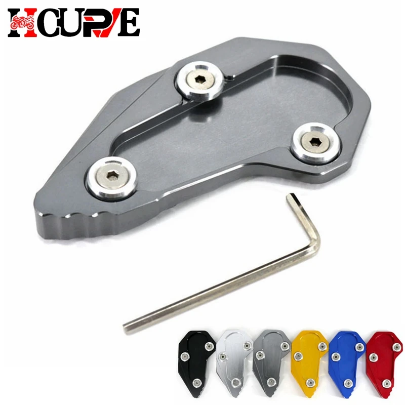 

Motorcycle CNC Kickstand Foot Side Stand Extension Pad Support Plate Enlarge Stand For BMW R1200R R1200RS 2015 2016 2017 2018