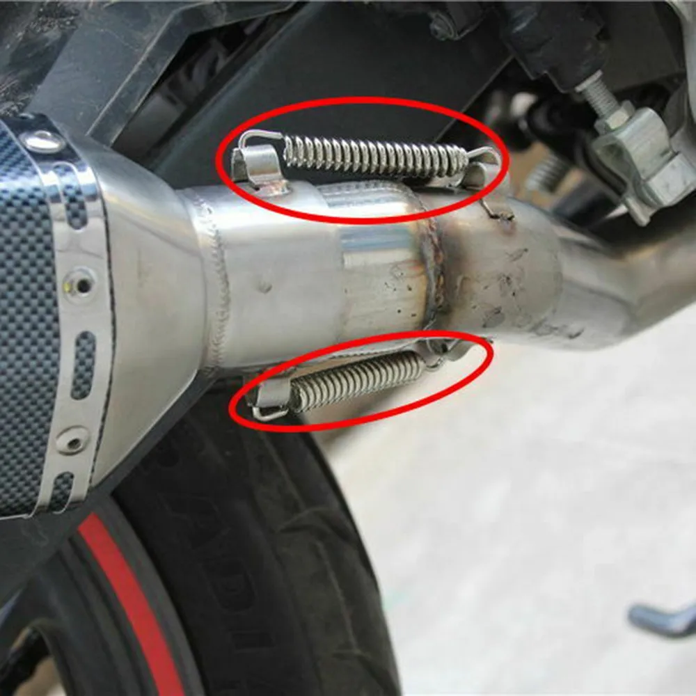 

2pcs Springs Hooks Exhaust Pipe Muffler Accessories Scooter Motorcycle