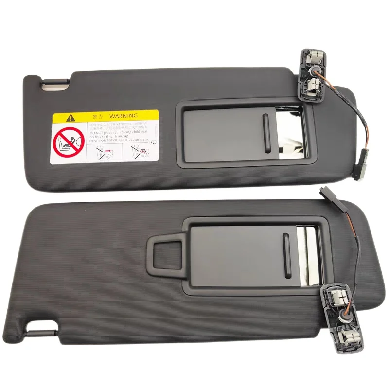 Фото 5GG857551 5GG857552 Для VW Golf 7 MK7 Passat B8 2013-2021 Черно-серый передний солнцезащитный козырек с зеркалом для макияжа №3