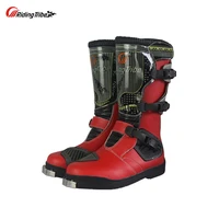 riding tribe motorcycle summer boots motocross men boots motorbike off road locomotive shoes waterproof pu leather protective