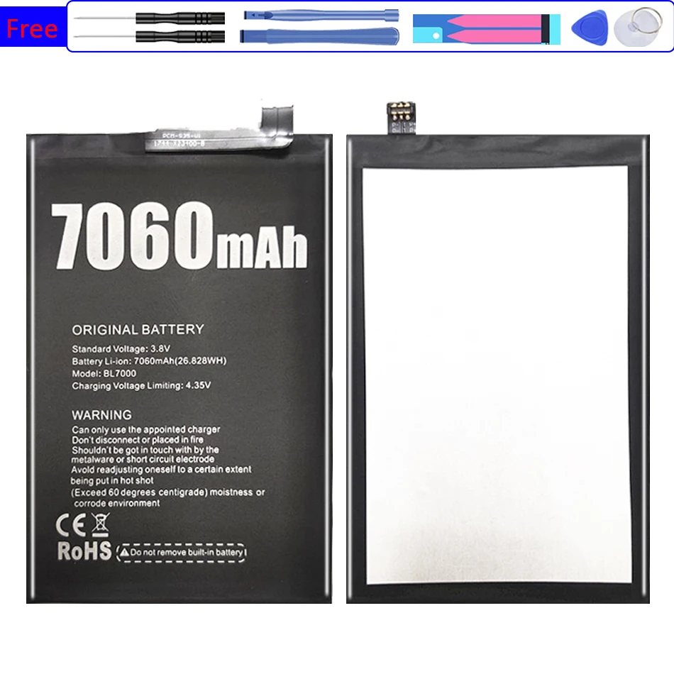 

BL7000 Battery 7060mAh For Doogee BL7000 Mobile Phone Bateria
