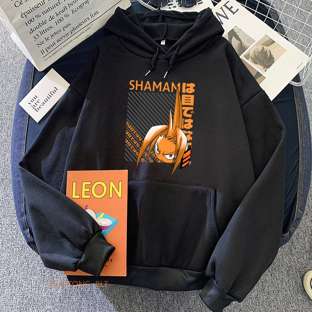 

Shaman King Graphic Hoodies Japanese Anime Long Sleeve Women Winter Hoodie Printed Soft Sweatshirt Regular Fit Sweatwear Couple