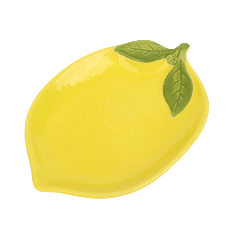 

Керамическая салатница в форме лимона