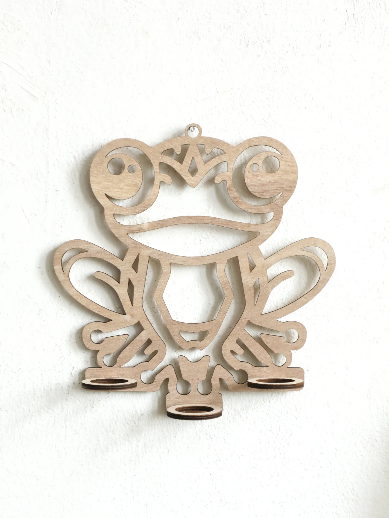 Деревянная настенная станция для размножения в виде лягушки подвесной держатель