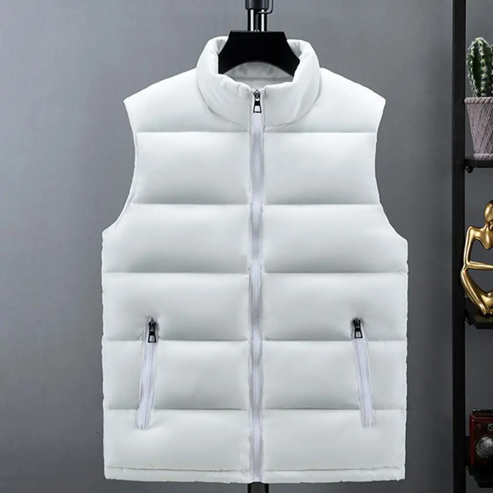 

Stylish Sleeveless Jacket Breathable Men Waistcoat Thickened Washable Warm Vest Vest Zipper