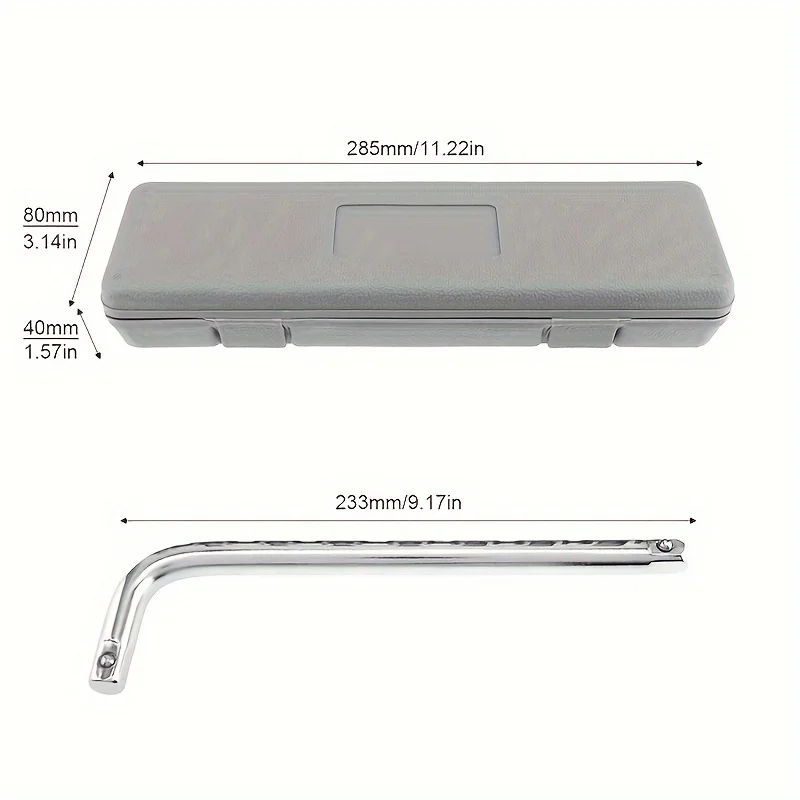Набор головок из хромованадиевой стали комплект 10 предметов 8/10/11/12/13/14/17/24 мм для