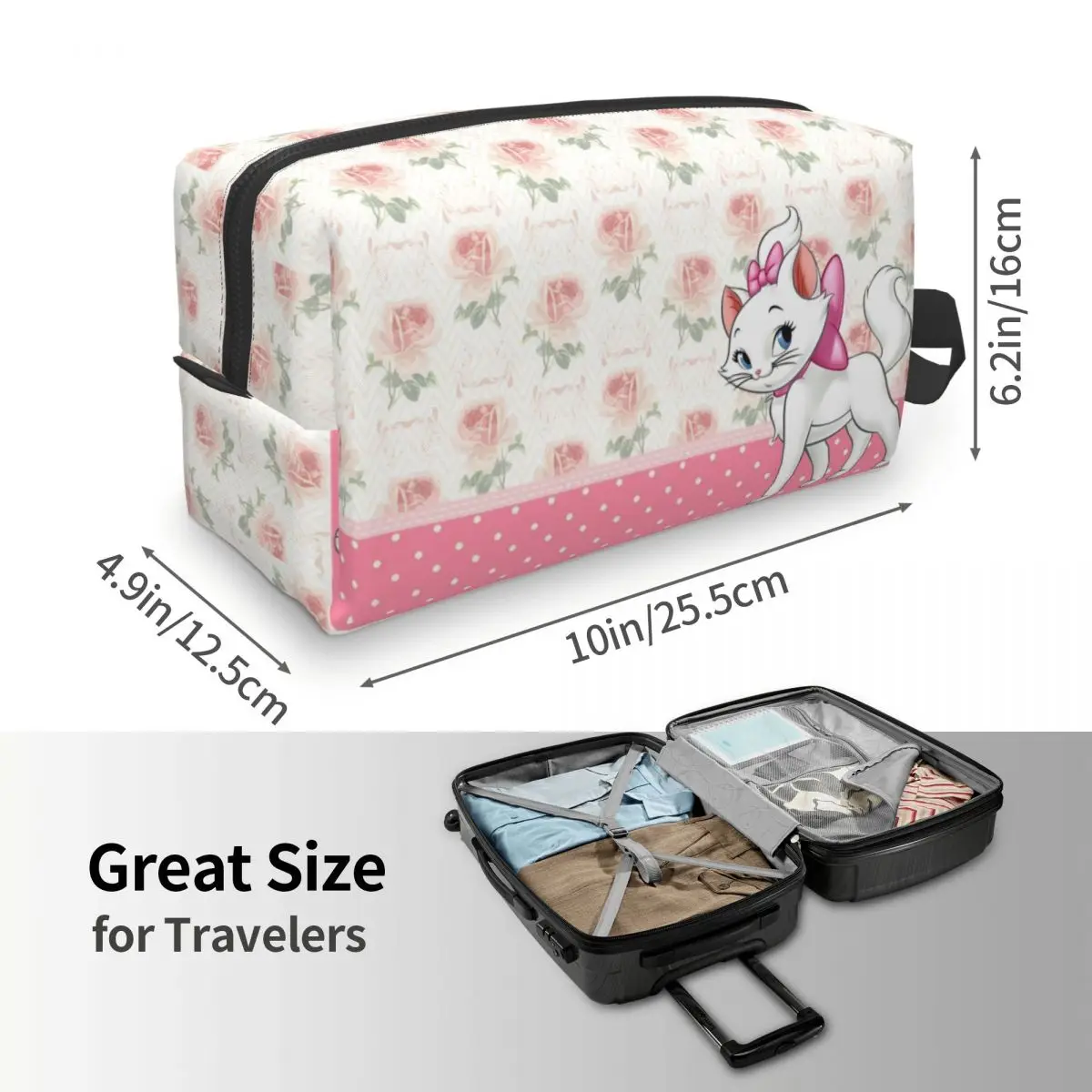Косметички для девочек The Aristocats Marie Cat36 организация туалета косметичка предметов