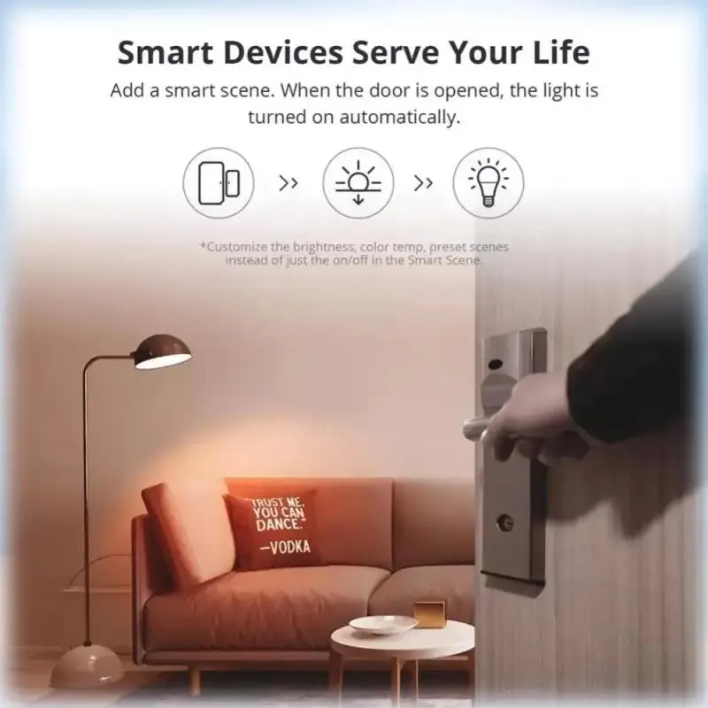 Умная светодиодная лампочка E27/E26 RGBCW с регулируемой яркостью