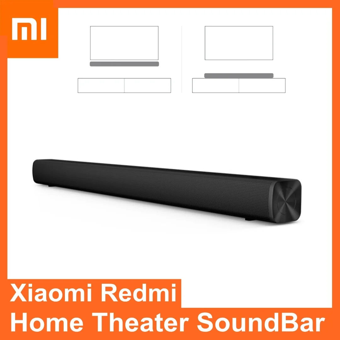 

Xiaomi Redmi TV Speaker Sound Bar 30W Bluetooth 5.0 PC Theater Aux 3.5mm Wired and Wireless Home Surround SoundBar Stereo