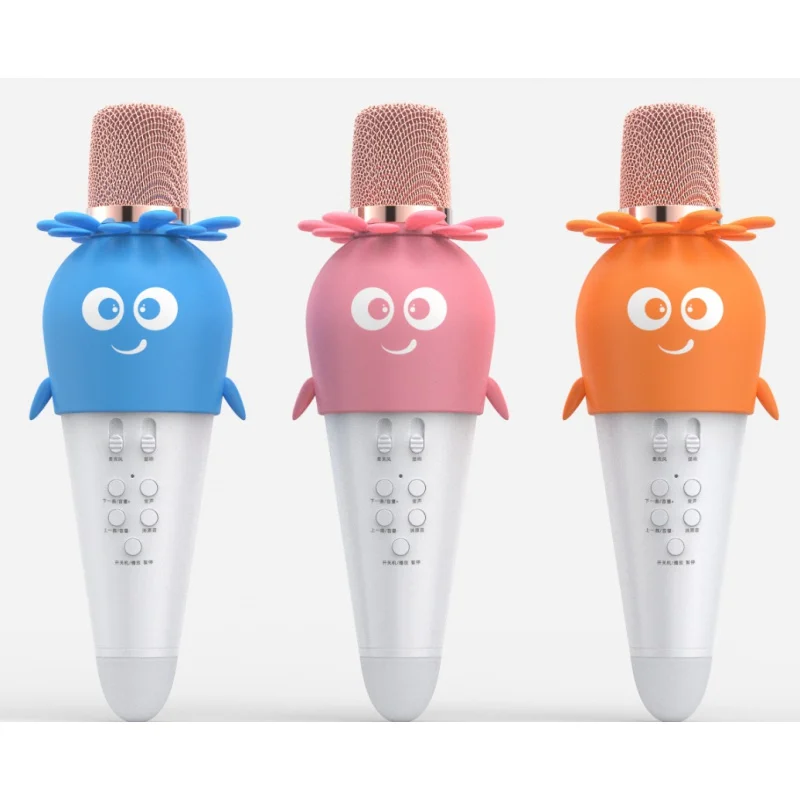 

AWIND Cute Portable Wireless Bluetooth Karaoke Microphone Speaker With Dynamic Microphone For Music Lovers Children
